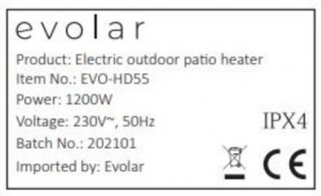 Evolar EVO-HD55 specs