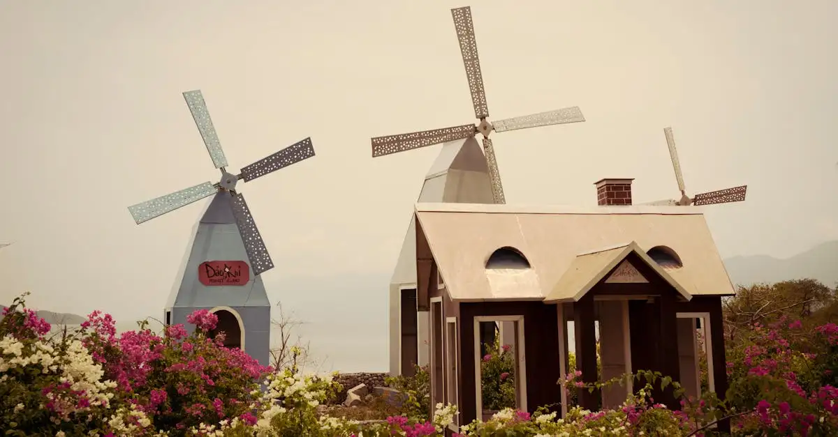 Windmolen tuindecoratie kopen voor een sfeervolle tuin
