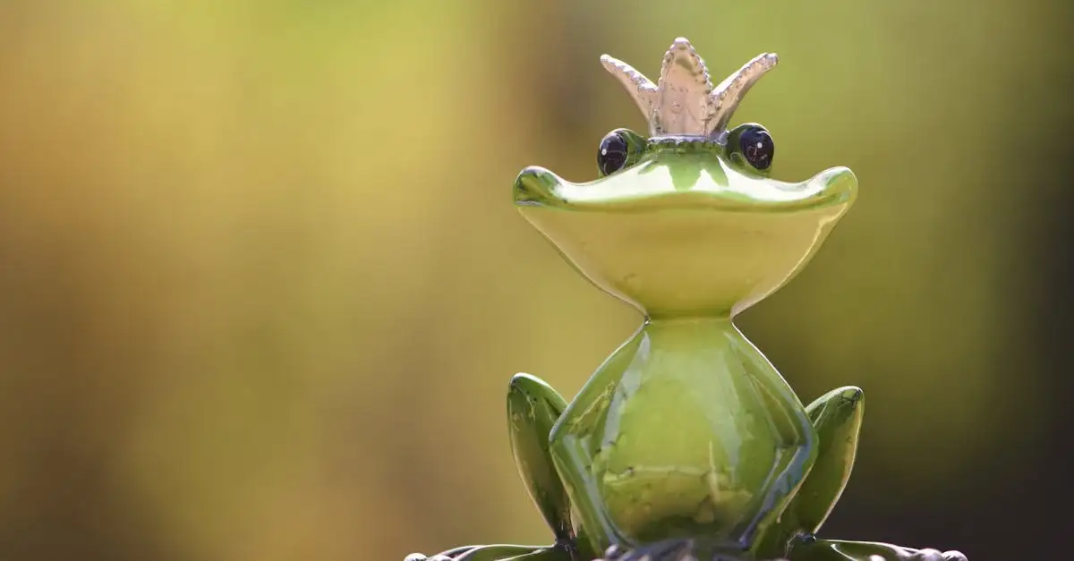 Kikker tuindecoratie kopen voor een vrolijke tuin