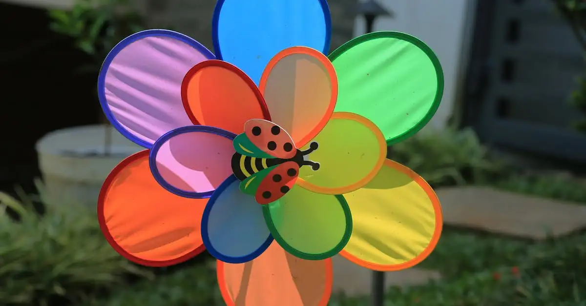 Prachtige tuindecoratie wind spinners voor uw tuin